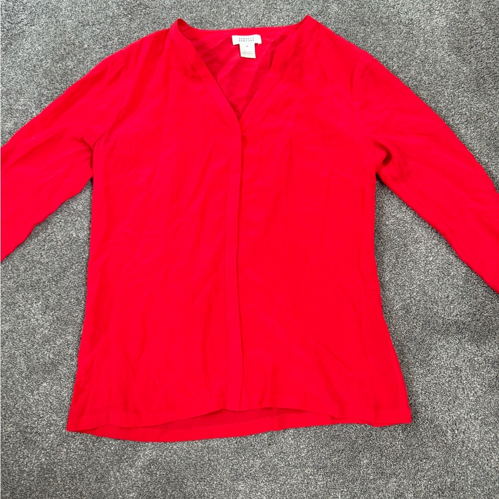 Barneys New York Red Blouse